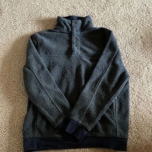 Jachs 1/4 button up pullover navy blue